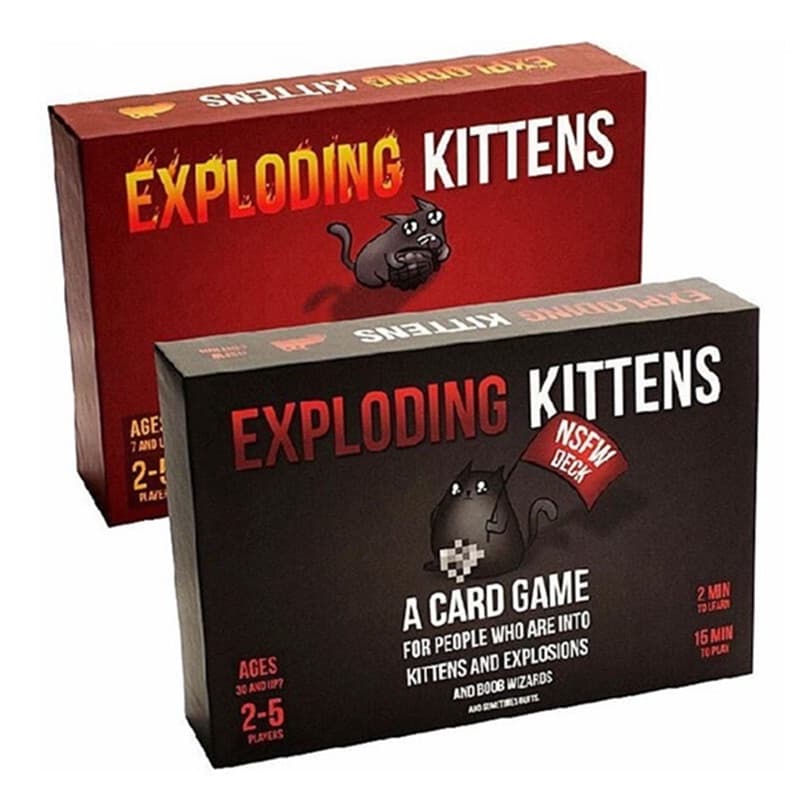 Gatinhos Explosivos NSFW Implodindo De Expansão Pacote Adultos Kids Family Jogos De Cartas De Brinquedo De Pôquer