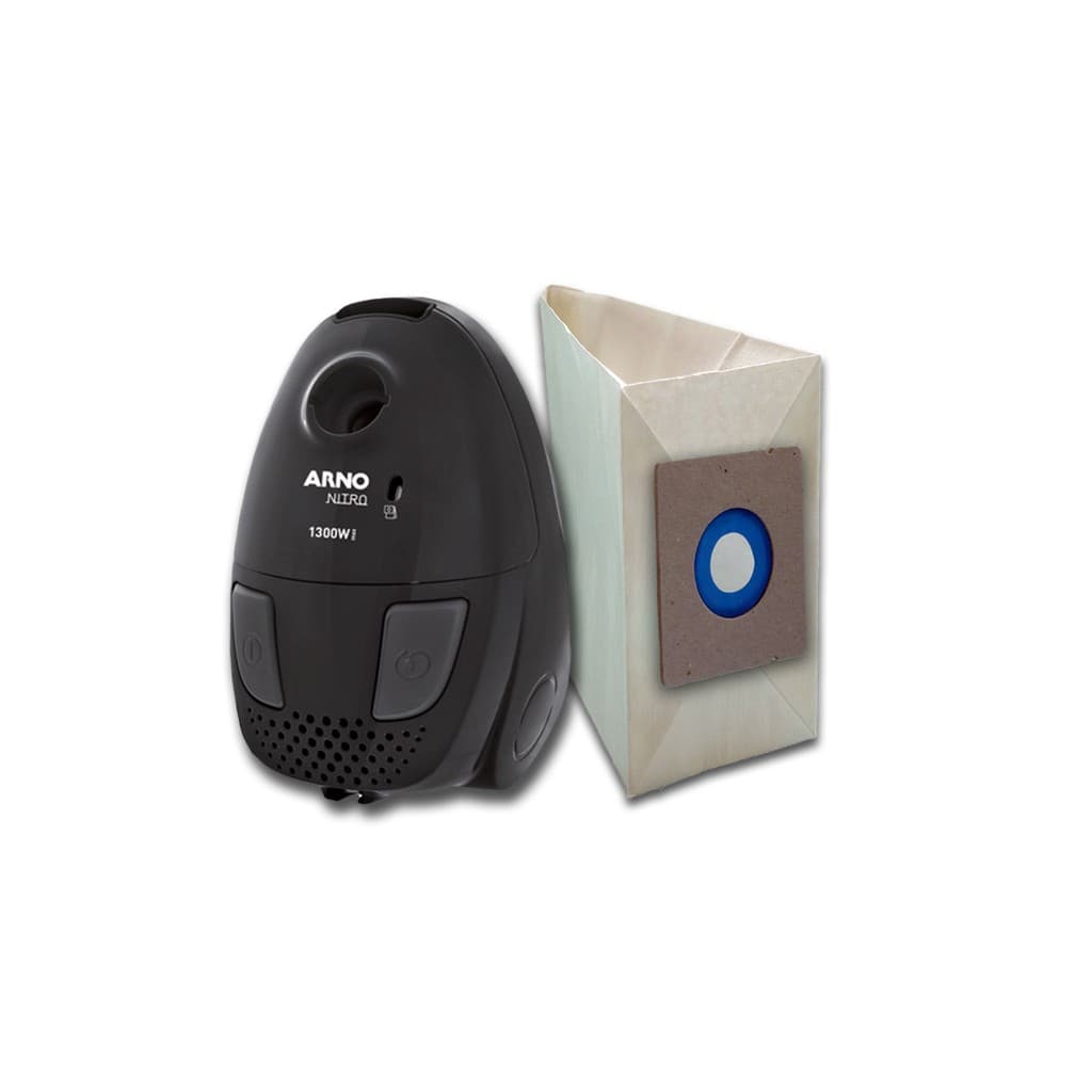 3 Sacos Descartáveis Compatíveis Para Aspirador de Pó Arno Nitro