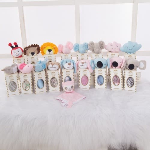 Naninha De Bichinhos Para Bebe Com Prendedor De Chupeta