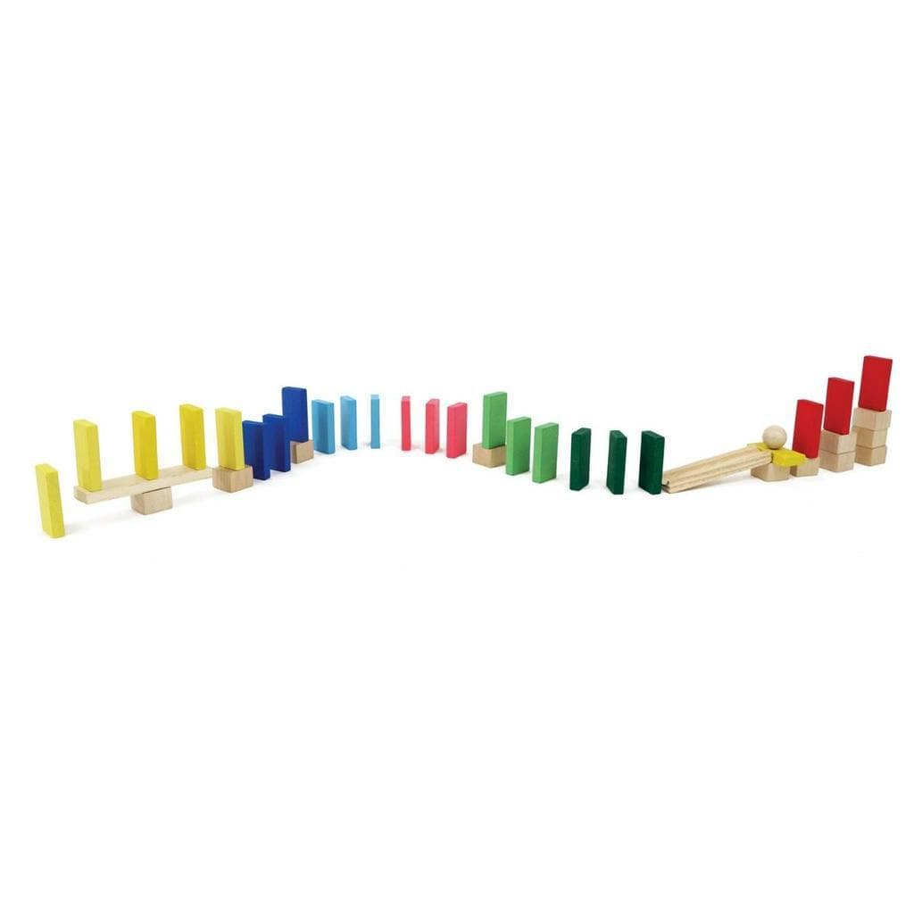 Efeito Domino brinquedo educativo em madeira - Lume