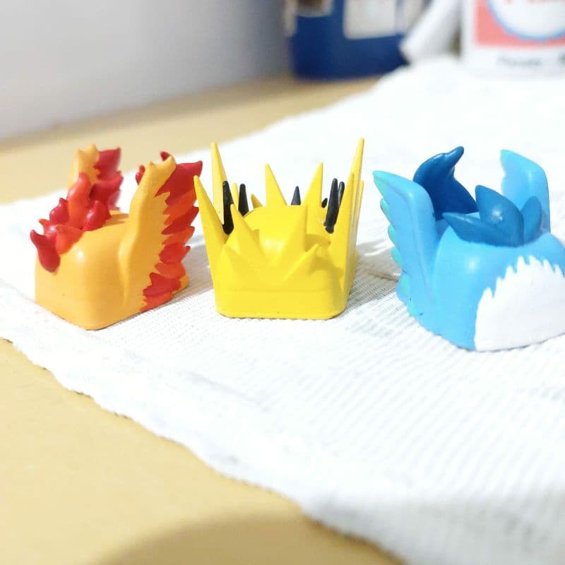keycap Pokémon tecla para teclado mecanico aves lendárias zapdos articuno montres