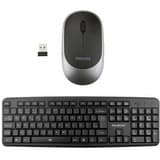 Kit Pc Mouse Da Phillips Sem Fio Profissional e Teclado Com Fio Mox Para Pcs e Notebook