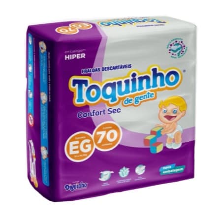 Fralda Descartável Infantil Toquinho De Gente XG Barato
