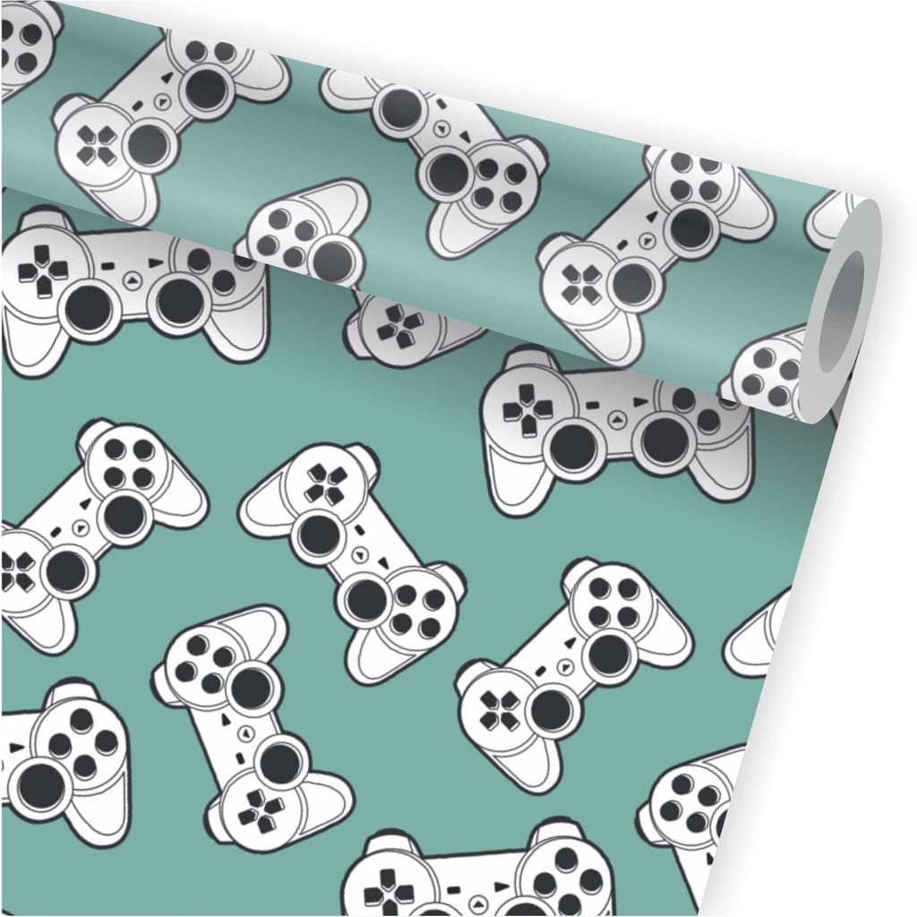 Papel De Parede Infantil Menino Videogame Controle Jogos A73