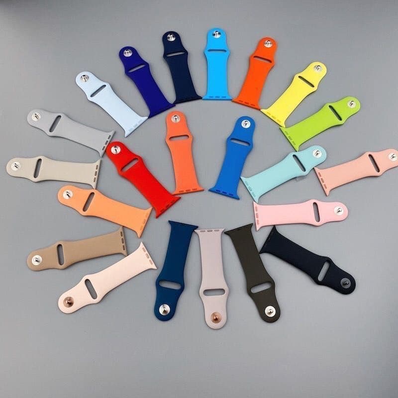 Pulseira de Silicone Apple Watch 38mm 40mm para Smartwatch T500 w26 iwo IWO 8 9 11 12 Lite Pró Borrachada Faixa De Relógio Pulseira Macia Rubber Belt Pulseira Smart watch Esporte 42mm 44mm Fit academia fitness corrida bike dança top