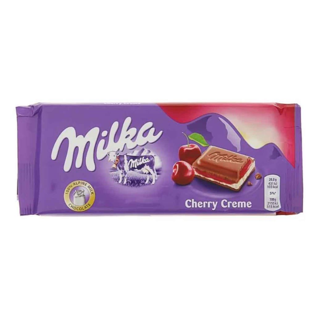 Milka - Cherry Creme - Importado 100g