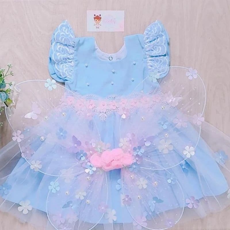 vestido jardim encantado de 1 a 4 anos,valor da asa é separado vestido l( vestido luxo)