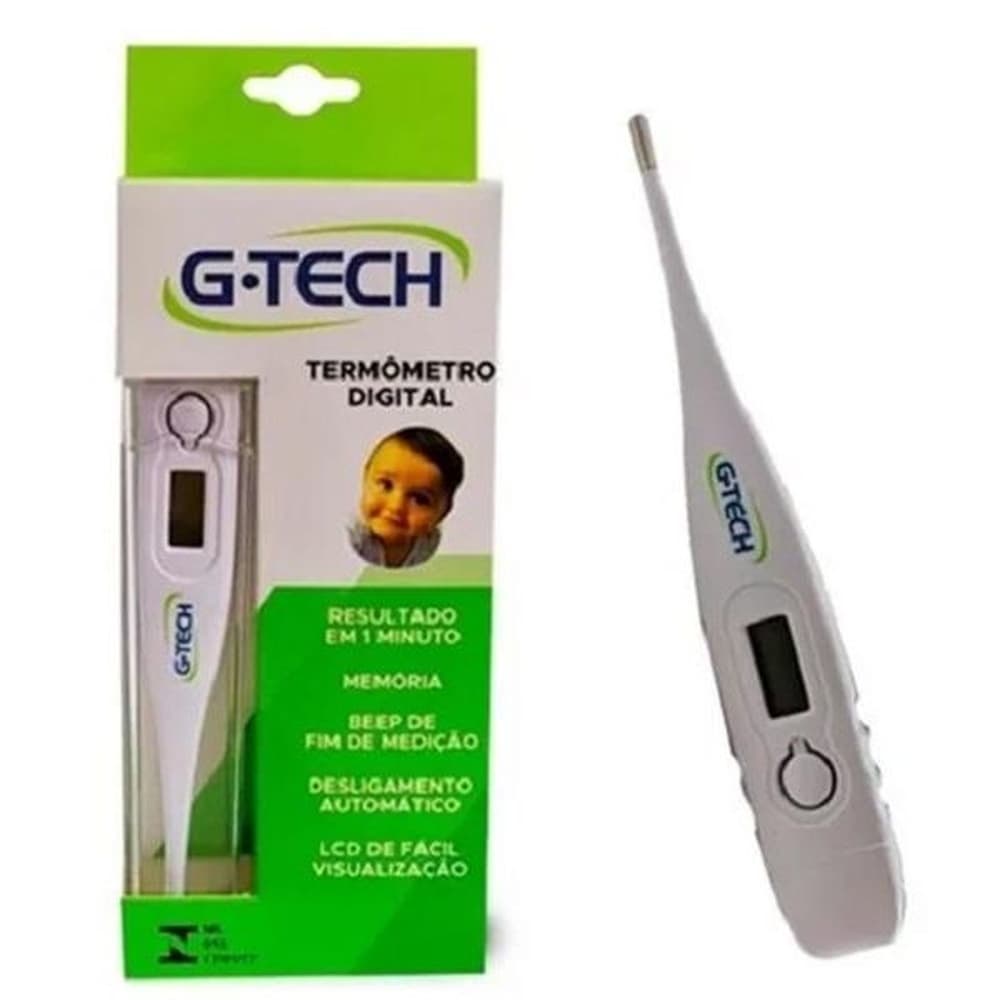 Termômetro  Digital  Adulto e Infantil G-tech