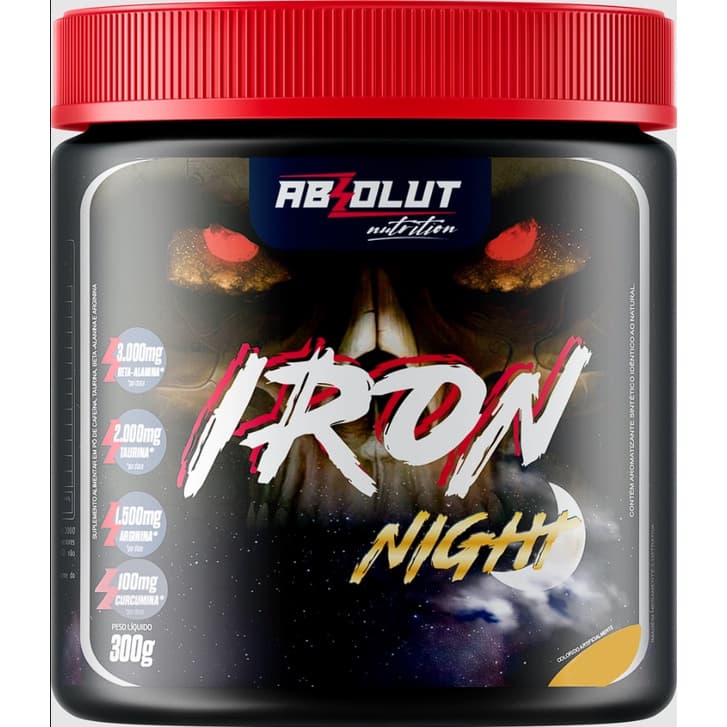 Pre Treino IRON NIGHT Laranja 300g