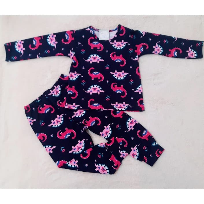 Conjunto bebe menina frio com calça + blusa longa - Roupa bebê Sortidos Varias opções de estampas!