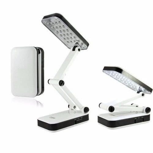 Luminária De Mesa Articulada 24 Leds Recarregável Abajur DPLED-5S LED-666