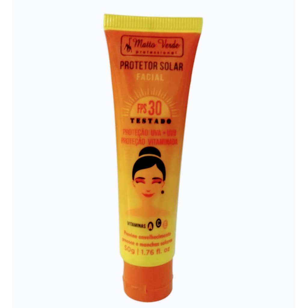 Protetor solar facial FPS 30 do Matto Verde 50g