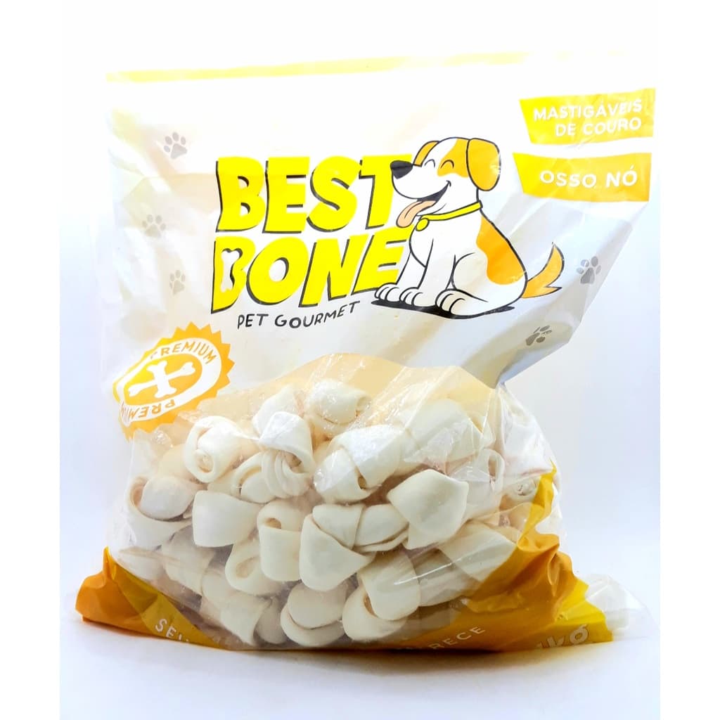 Osso Nó 1kg Tam 2/3 Polegadas Petisco Ossinho