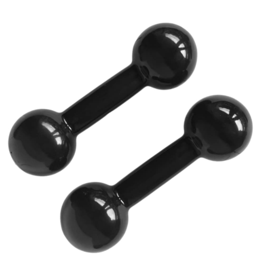 Par Halter Emborrachado 2 Kg Peso Halter Academia Treino
