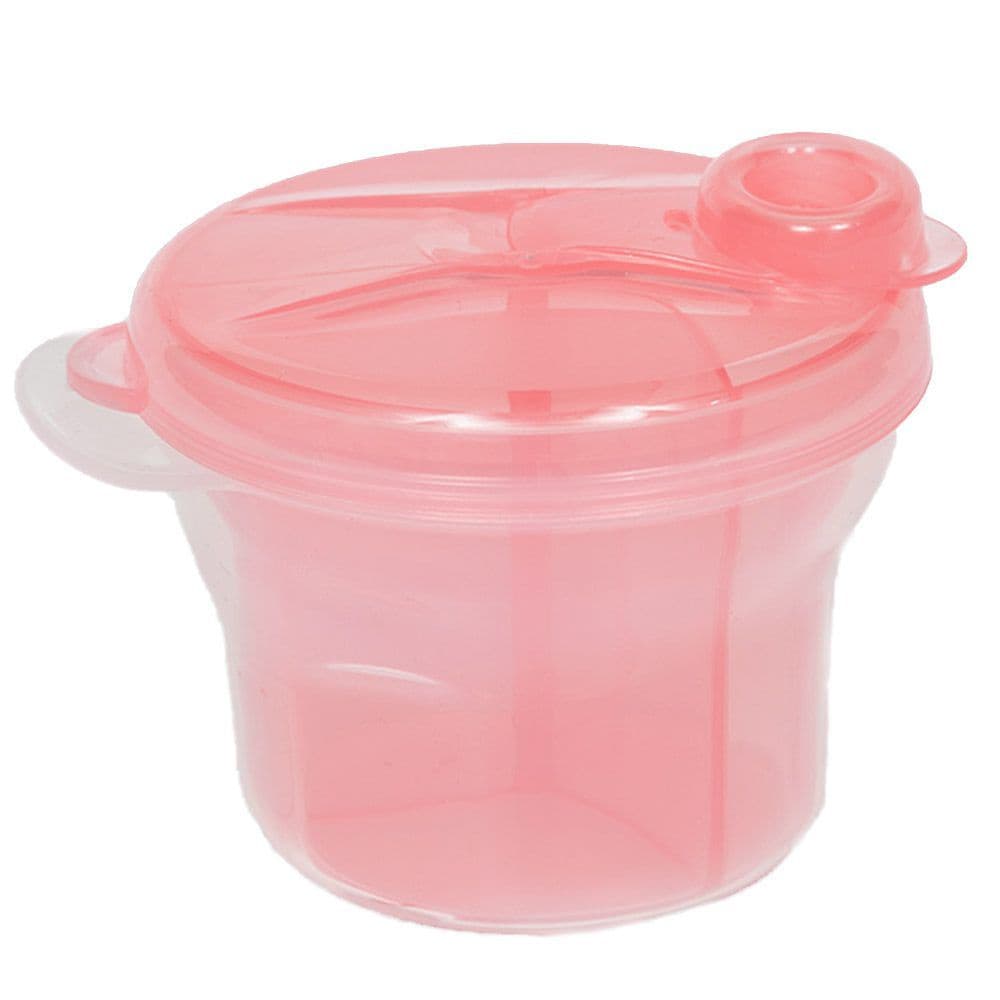 Dosador De Leite Infantil Buba Em Po Rosa Pote 3 Divisorias 7761 Meninas