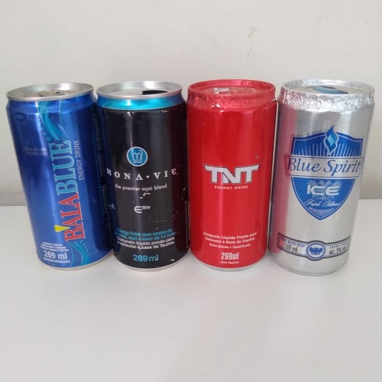 Latas de energéticos antigas - Coleção - preço unitário