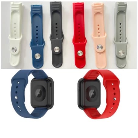 Pulseiras De Smartwatch Relógios D20 / D13 / Y68plus / V6 / D18/ 116 /116 PLUS colorido 6 cores Silicone