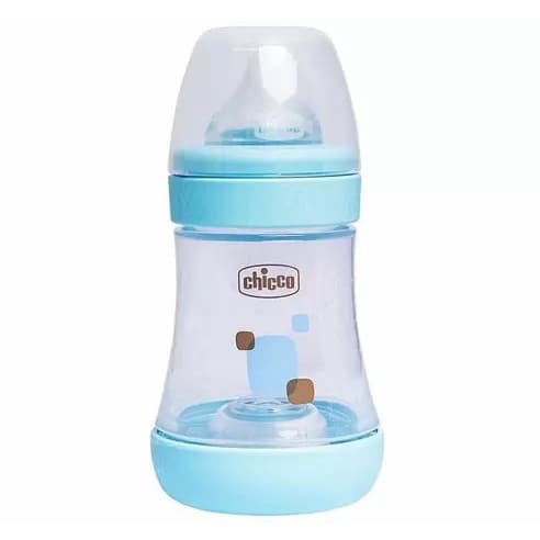 Mamadeira Perfect 5 150ml Fluxo Inicial Azul (0m+) - Chicco