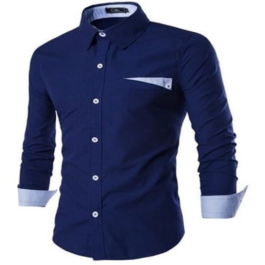 Camisa Social - Camisete Masculina Slim Fit - Manga  Longa - Original Mag Estilo Men´s