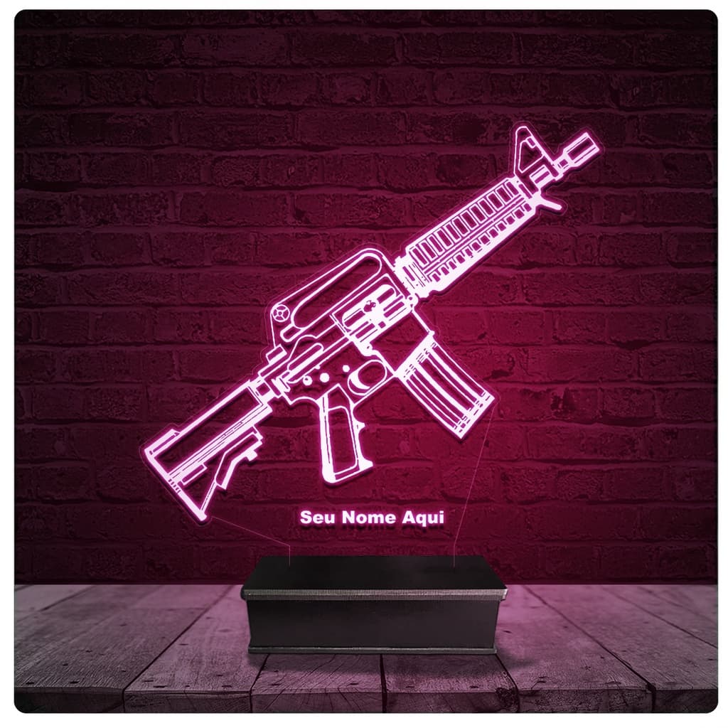 Decoração Luminária LED / abajur de acrílico, 20cm Aproximadamente com a base ( personalizamos com seu nome ) Decoração 