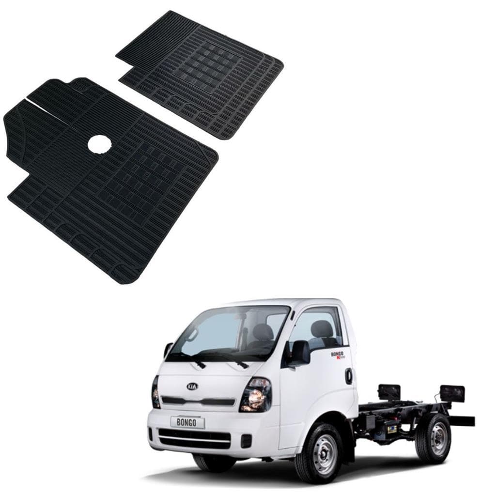 Jogo 2 Pecas Tapete Automotivo Especifico Kia Bongo/ Hyundai Hr 100% Borracha Borcol