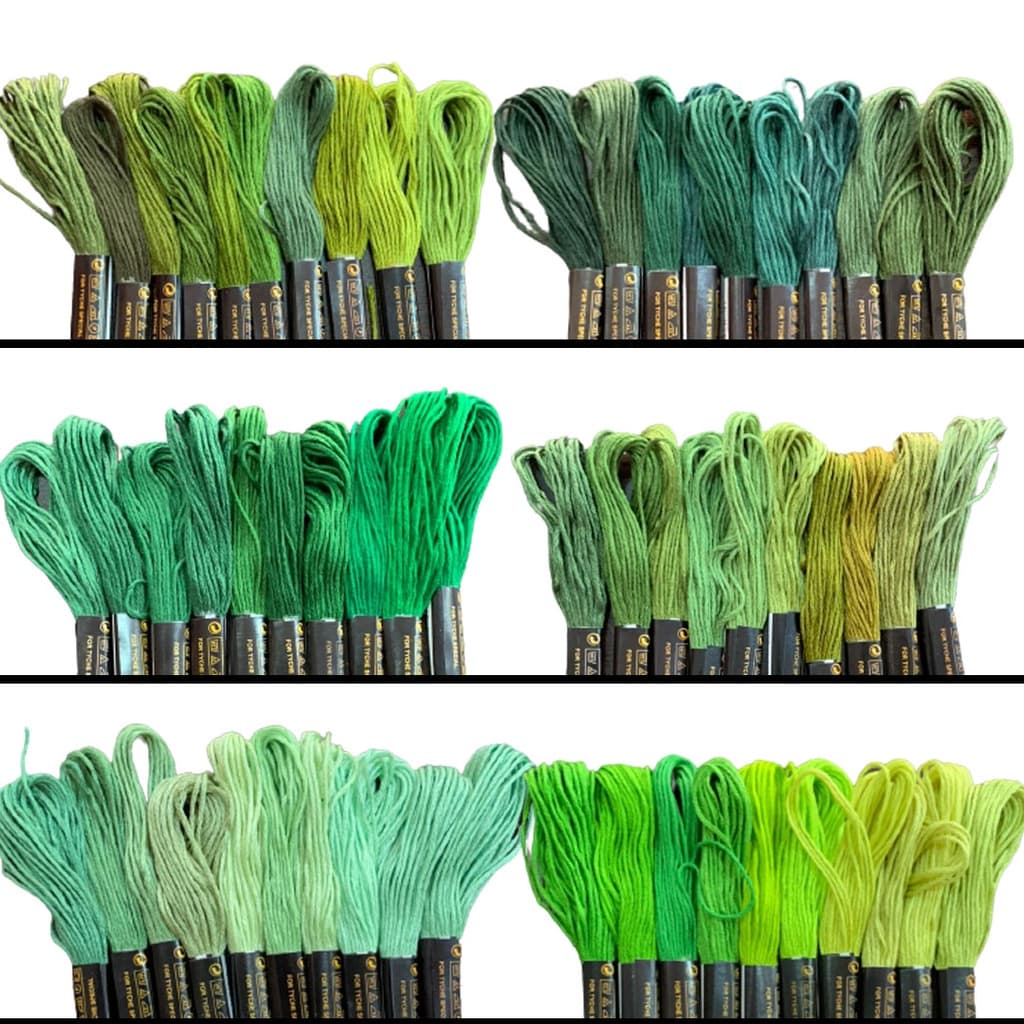 Linha Meada Para Bordar e Fazer Ponto Cruz Excelente Cores diversas Kit ou Unidade