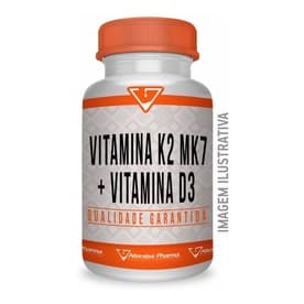 Vitamina K2 200mcg Vitamina D3 1.000 UI 120 Comprimidos