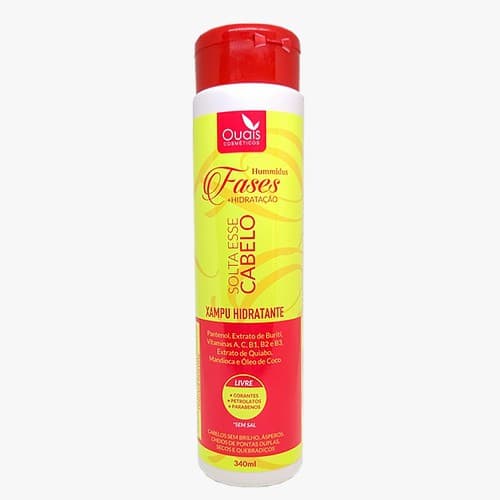 Xampu Hidratante Fases - Hummidus Hidratação Maciez Brilho Ouais 340ml