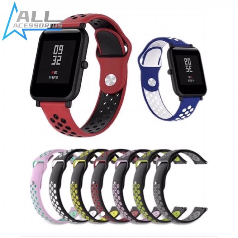 Pulseira Smartwatch Relógio Esporte De Silicone 20mm Flexivel