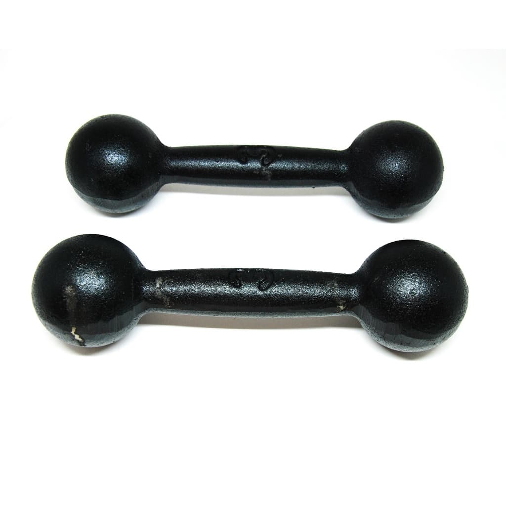 1 Par de Halter Bola Pintado de 3kg Musculação em Casa  Crossfit Academia