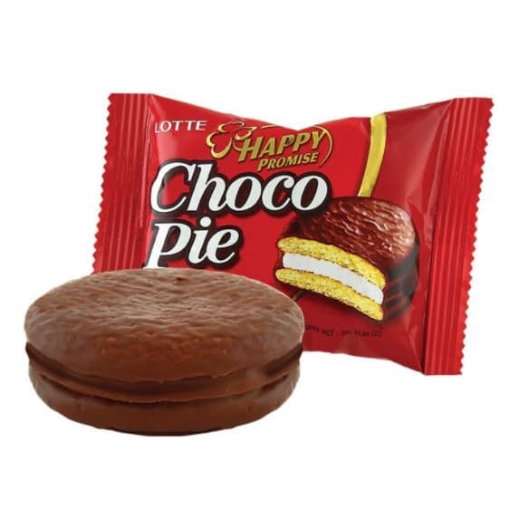 Choco Pie Lotte (Alfajor Coreano) - Combo com 03 unidades - Importado 28g