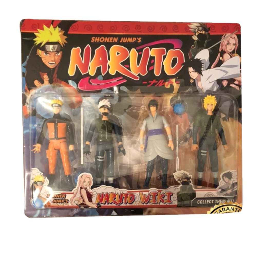 kids toys Kit 4 Bonecos Naruto  Action Figure Articulado nova boneca surpresa Presentes para férias