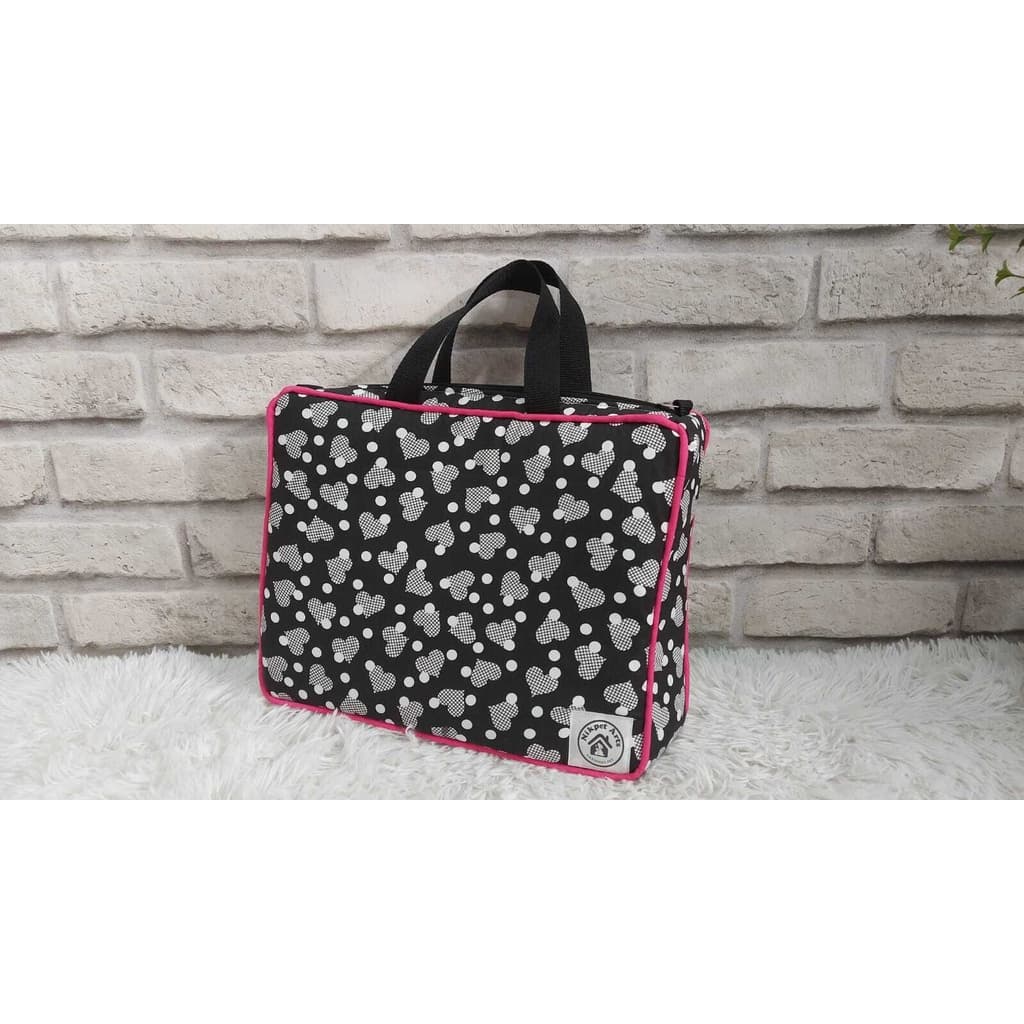 CABANA casinha Pet's para Cães e Gatos   MALA PET BLACK LOVER