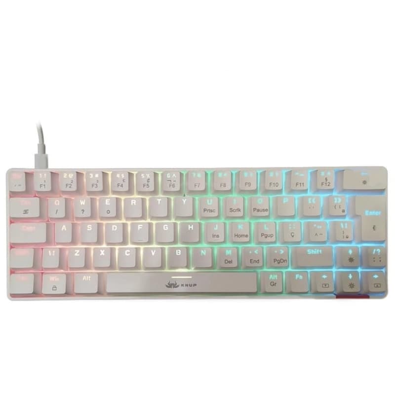 Teclado Pequena Bom Para Usar Knup GAMER Mecânico RGB CHROMA KP-TE100