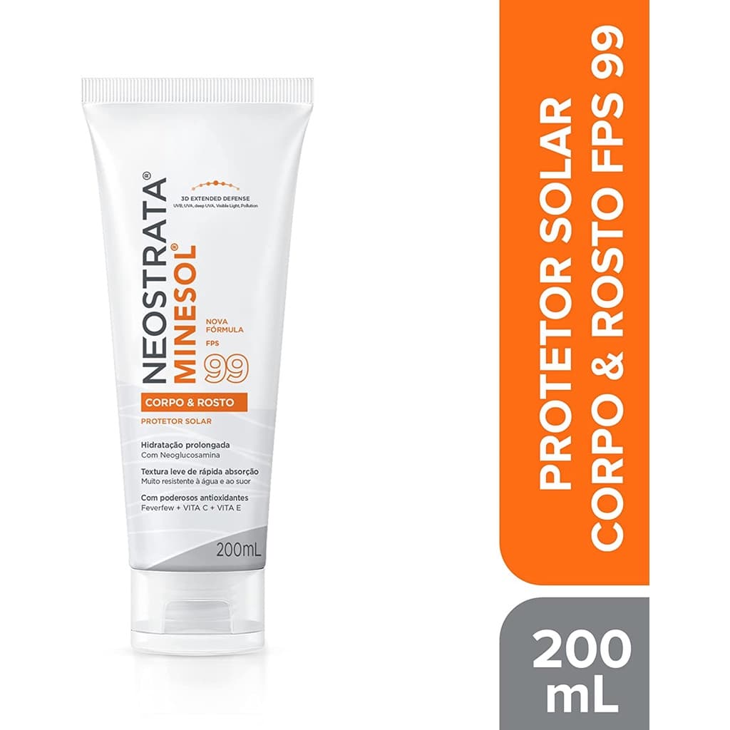 Protetor Neostrata Minesol Corpo & Rosto Fps99 200 ml
