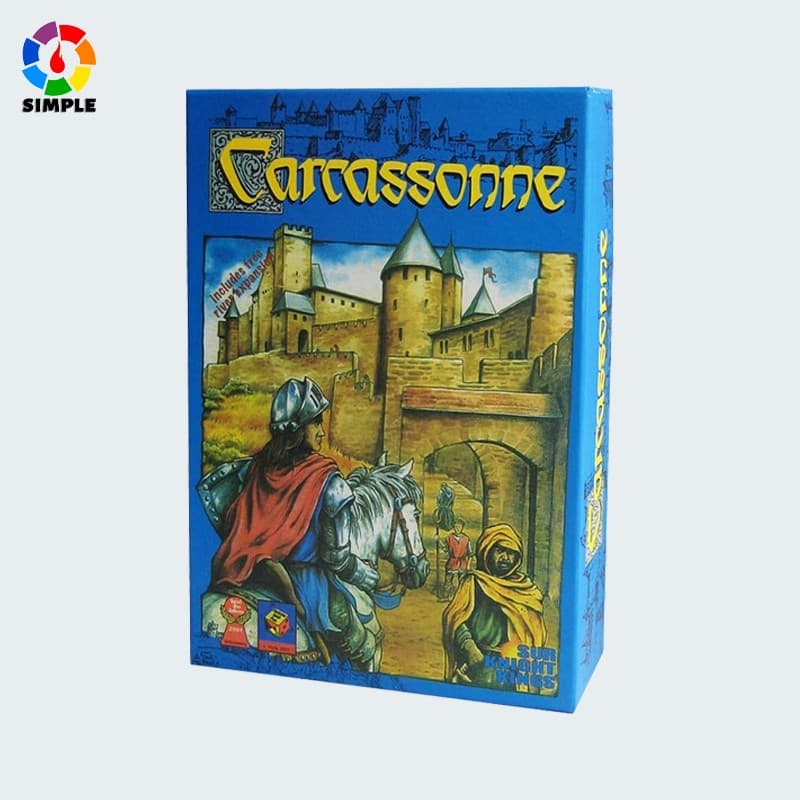 Carcassonne Board Game 2-5 Players Cards Game For Party Family Friends Easy To Play With