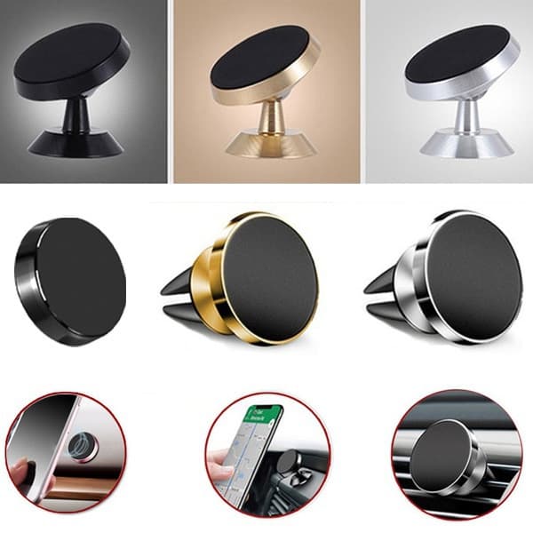 1PC Universal Magnético Suporte Do Telefone Carro Montagem De Ventilação De Ar Ímã GPS No Para Painel
