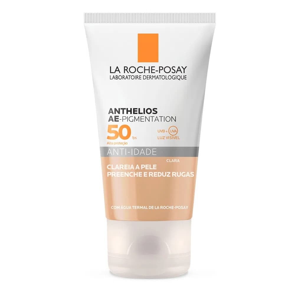 Protetor Solar Facial anti-idade La Roche Posay - Anthelios Ae-Pigmentation FPS50 - Clara
