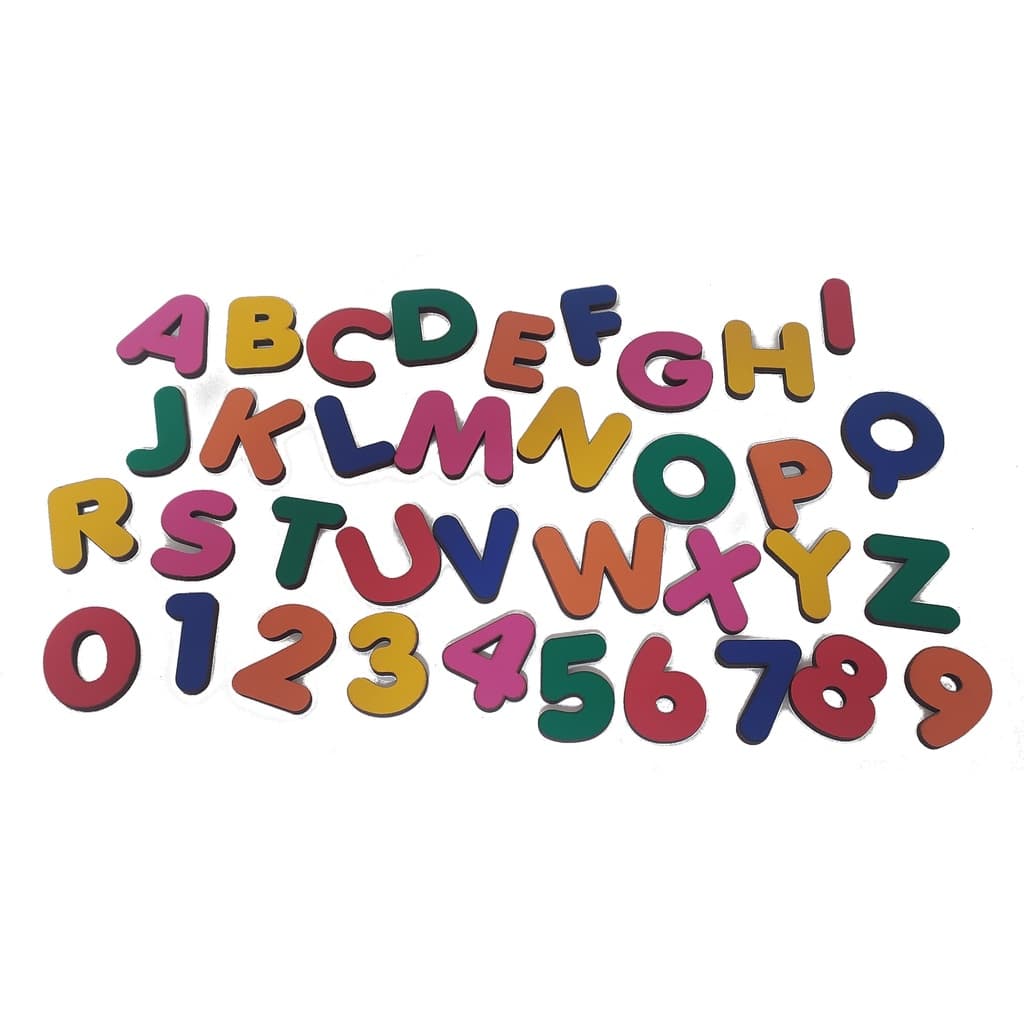 Letras avulsas para o tabuleiro de encaixe - Brinquedo educativo - Kakareco Brinquedos Educativos