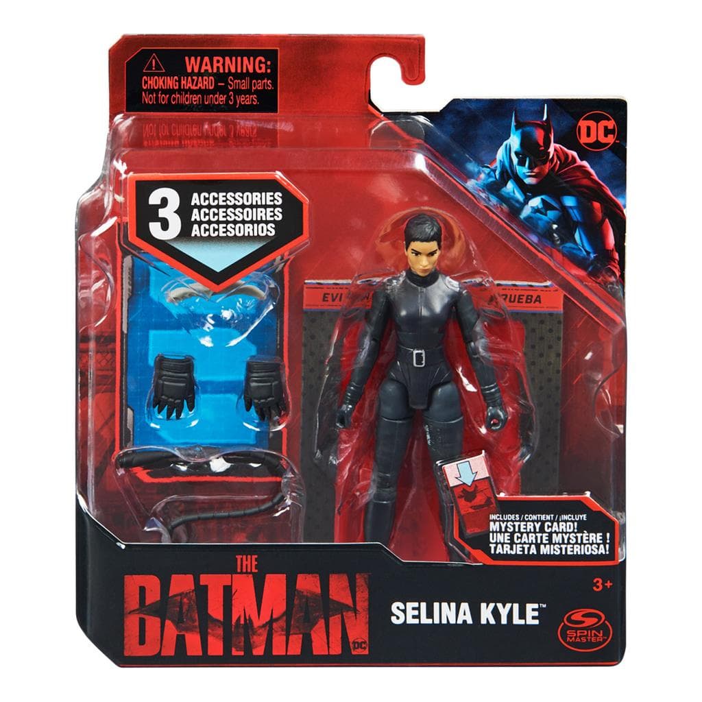 Boneca Articulada Mulher Gato Batman 10 Cm Com Acessorios