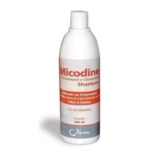 Shampoo - Syntec Micodine - Para Cães E Gatos - 500ml