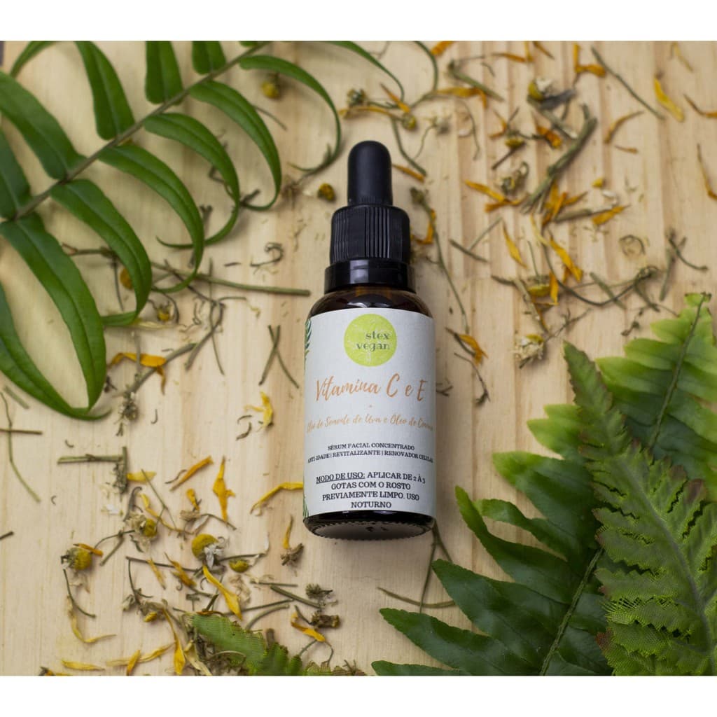 Sérum Vitamina C & E | Vegano - Anti Idade