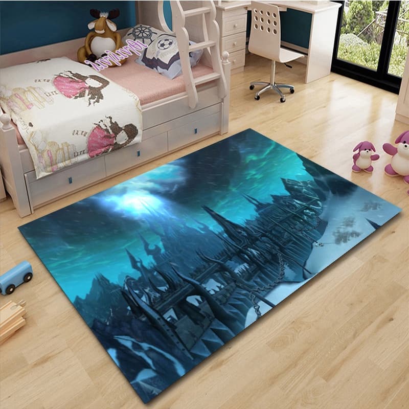 World of Warcraft legal criativo impressão padrão antiderrapante boêmio tapete sala de estar tapete decorativo tapeçaria