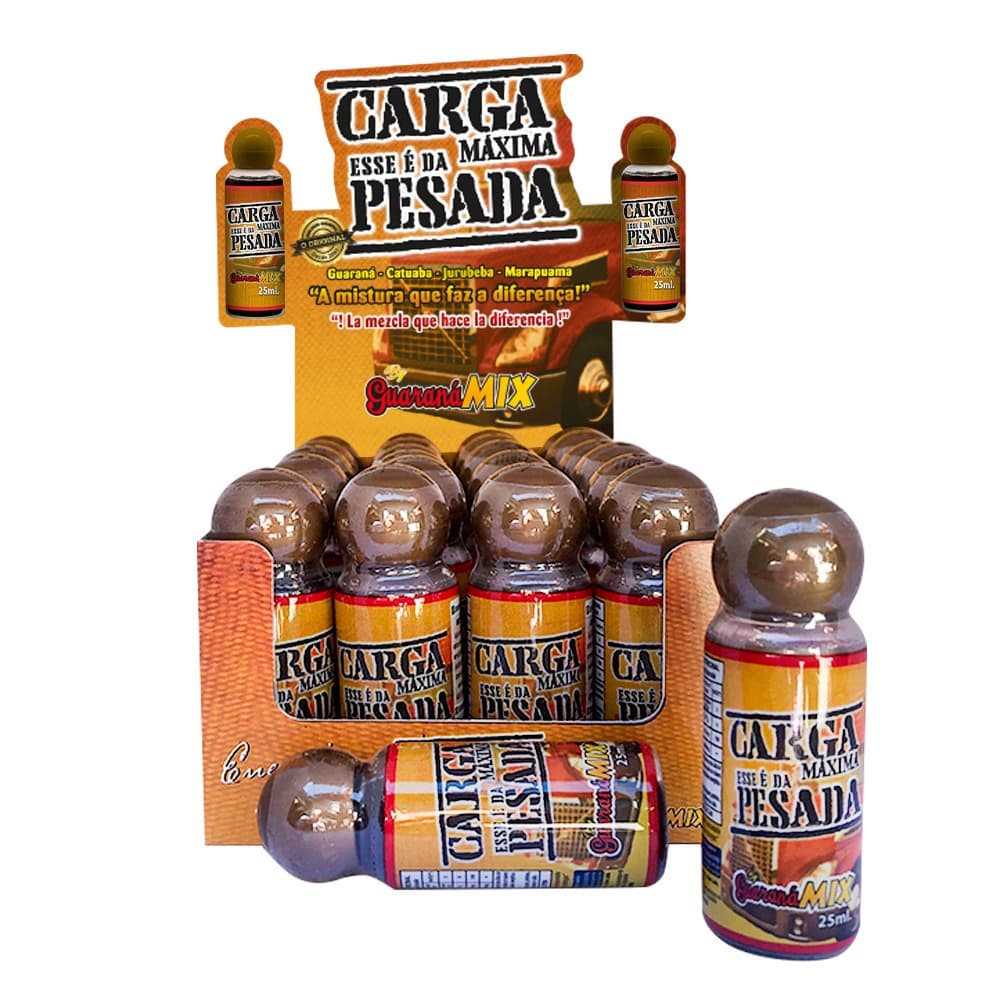 Carga Pesada Display 24 Unidades Guaraná Mix