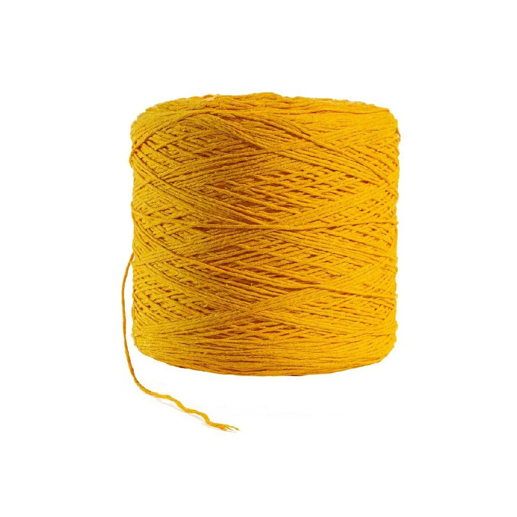 Barbante ou Linha para Crochê Colorido Nº 8 - Amarelo Escuro
