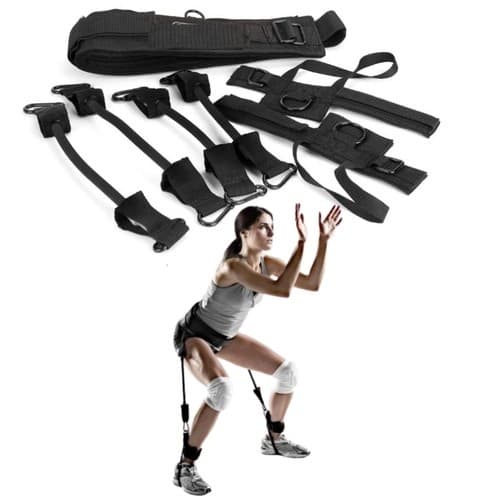 kit Elástico Para Treinamento de Impulsão Treino Funcional Saltos Treino De Corrida  99827