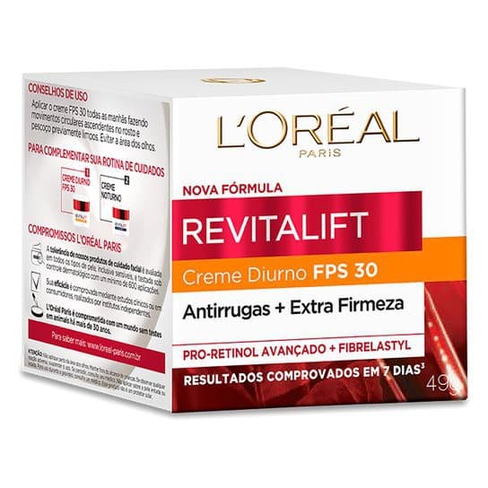 Creme anti-idade facial l'oréal paris revitalift creme diurno fps30 - 49g - LOREAL