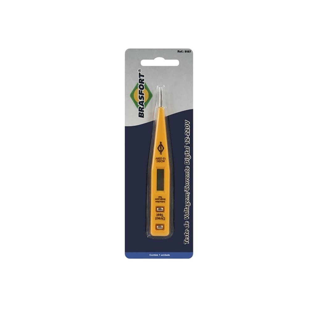 Caneta  Voltagem Digital 12-220v Bivolt Brasfort