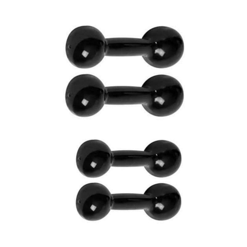 Par Halter 2 Kg + Par Halter 3 Kg Pesos Emborrachados Academia