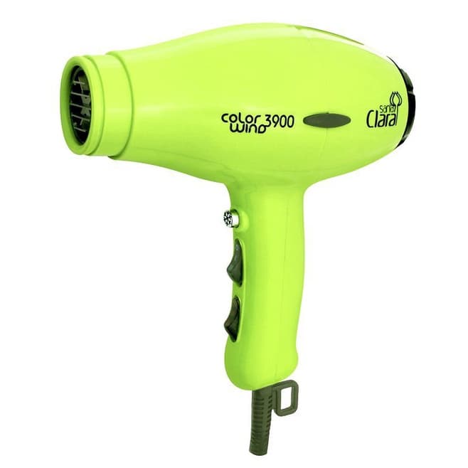 Secador De Cabelos Profissional Color Wind Santa Clara - 2100watts Verde Limão 110v (84 MB)